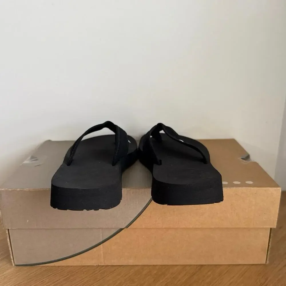 Nike Ultra Comfort Footbed Black/White Women Slides - SZ 10